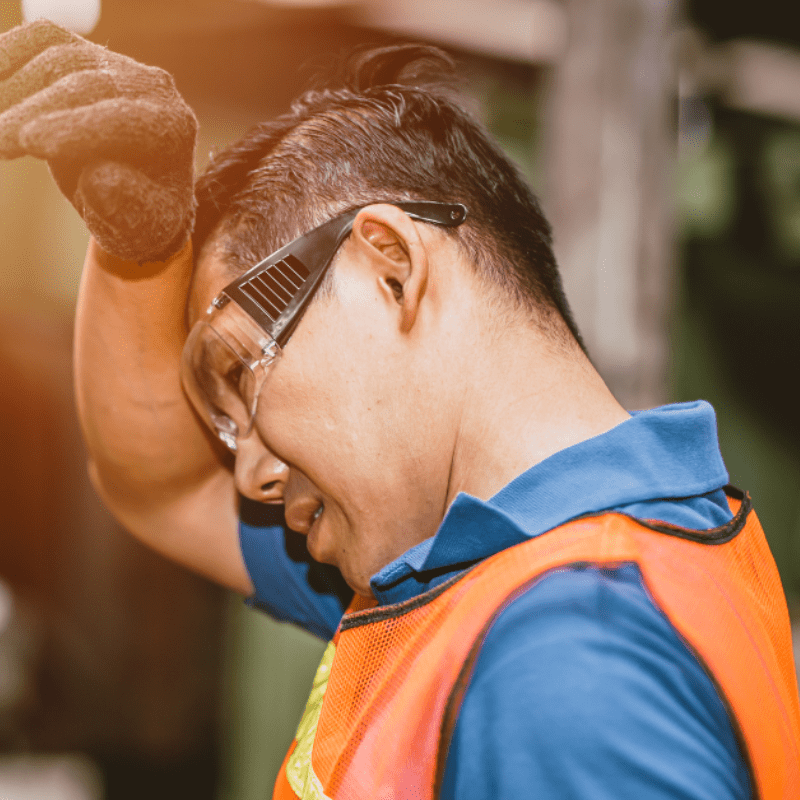 _heavy sweating and risk of heat illness heavy sweating and risk of heat illness