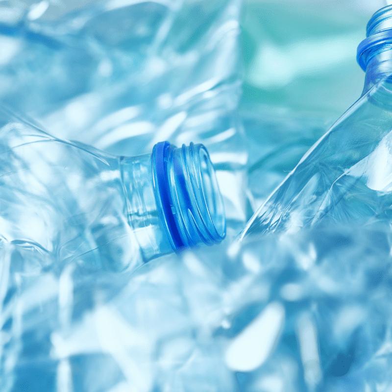 crushed plastic bottles crushed plastic bottles