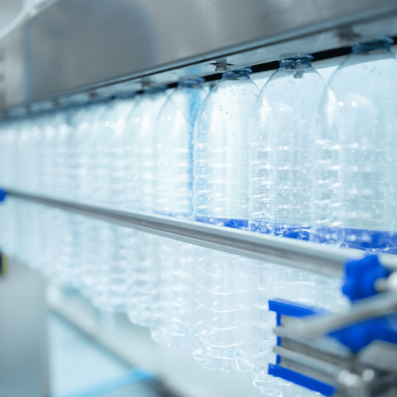 plastic bottles in a cooler plastic bottles in a cooler